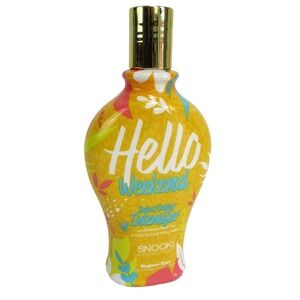 Supre Tan Snooki Hello Weekend Intensifier‎ Indoor/Outdoor Tanning Lotion 12 oz